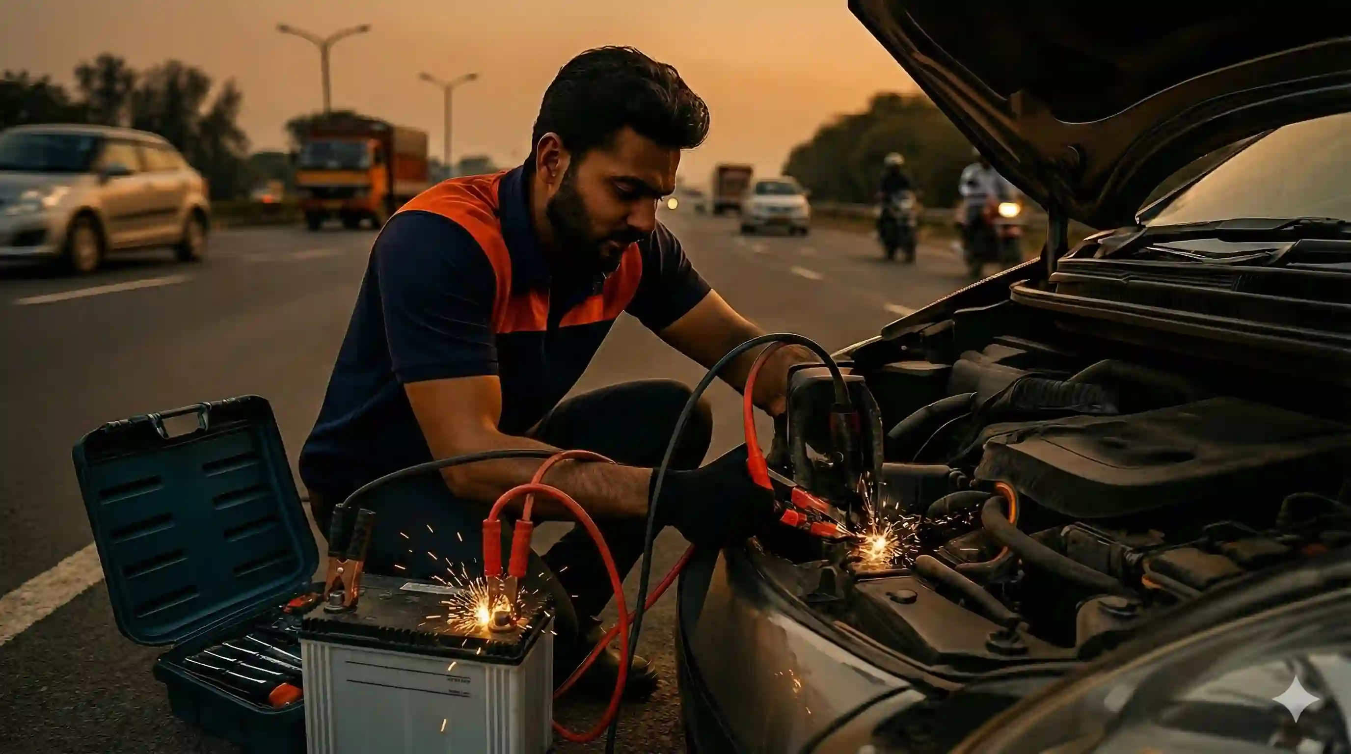 Car & Bike Battery Jumpstart